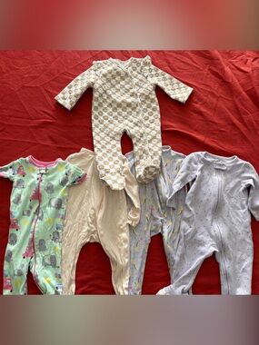Baby Girls' Neutral & Pastel One-Piece Sleepwear - Pack of Mixed Colors